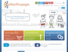 Tablet Screenshot of philanthropegie.org